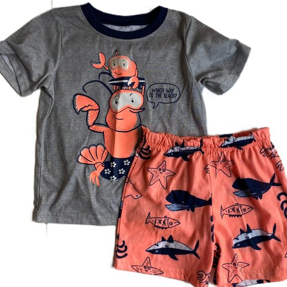 🦞 3/$15 Bundle | Boy's PJ's Matching Set - Picture 1 of 4